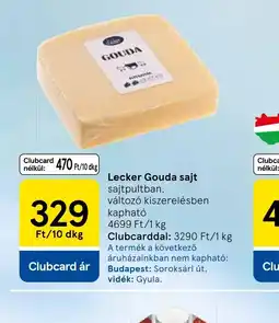 Tesco Lecker Gouda sajt ajánlat