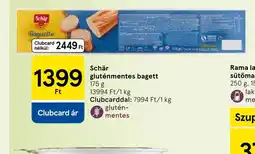 Tesco Sch sütőmargarinr gluténmentes bagett ajánlat