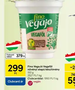 Tesco Fino VegaJ Vegaföl ajánlat