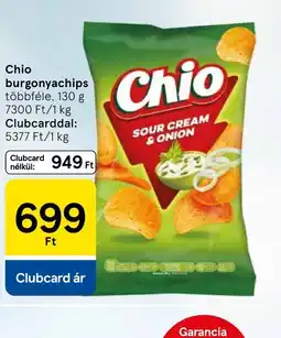 Tesco Chio burgonyachips ajánlat