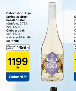 Tesco Ostorosbor Hugo Spritz ízesített boralapú ital ajánlat