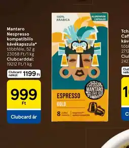 Tesco Mantaro Nespresso kompatibilis kávékapszula ajánlat