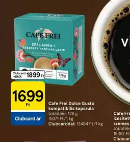 Tesco Cafe Frei Dolce Gusto kompatibilis kapszula ajánlat
