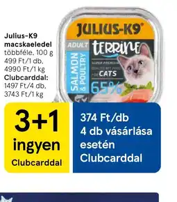 Tesco Julius-K9 macskaeledel ajánlat