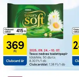 Tesco Tesco nedves toalettpapír ajánlat