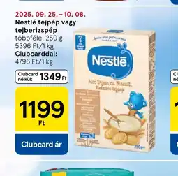 Tesco Nestlé tejpep vagy tejberizspep ajánlat