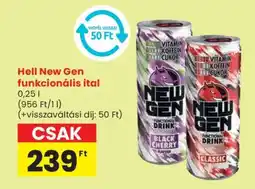 Spar HELL NEW GEN FUNKCIONÁLIS ITAL ajánlat