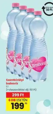 Spar Szentkirályi babavíz ajánlat