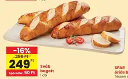 Spar Sváb bagett ajánlat