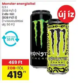 Spar MONSTER Energiaital ajánlat