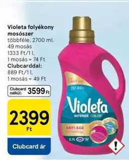 Tesco Violeta folyékony mosószer ajánlat