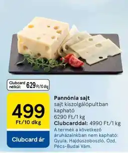 Tesco Pannónia sajt ajánlat