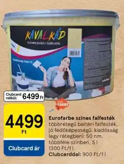 Tesco Eurofarbe színes falfesték ajánlat