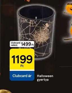 Tesco Halloween gyertya ajánlat