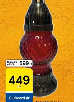 Tesco Temetői mécses ajánlat