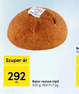 Tesco Bajor rozsos cip ajánlat