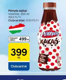 Tesco Pöttyös tejital ajánlat