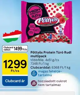 Tesco Pöttyös Protein Túr Rudi multipack ajánlat