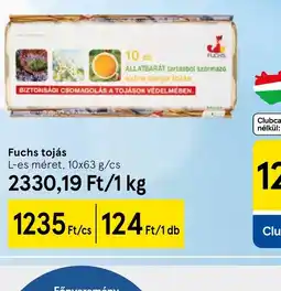 Tesco Fuchs tojás ajánlat