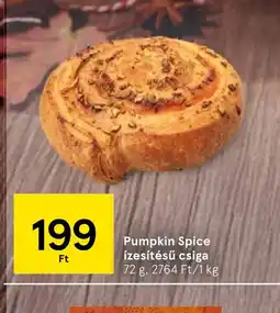 Tesco Pumpkin Spice ízesítésű csiga ajánlat