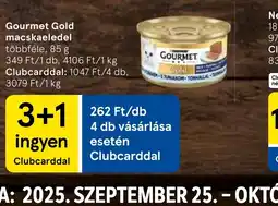 Tesco Gourmet Gold macskaeledel ajánlat