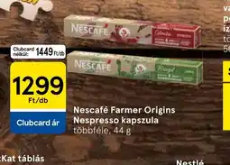 Tesco Nescafé Farmer Origins Nespresso kapszula ajánlat