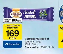 Tesco Cerbona müzliszelet ajánlat