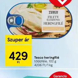 Tesco Tesco heringfilé ajánlat