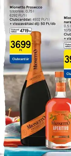 Tesco Mionetto Prosecco ajánlat
