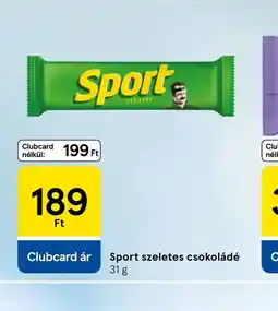 Tesco Sport szeletes csokoládé ajánlat