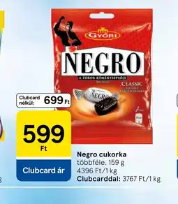 Tesco Negro cukorka ajánlat