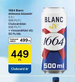Tesco 1664 Blanc dobozos búzasör ajánlat