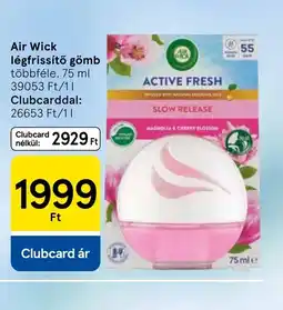 Tesco Air Wick légfrissítő gömb ajánlat