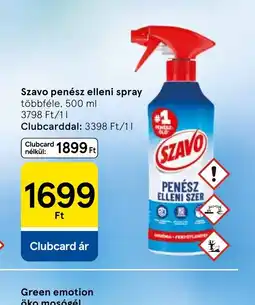 Tesco Szavo penész elleni spray ajánlat