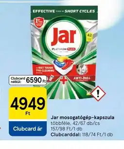 Tesco Jar mosogatgép-kapszula ajánlat