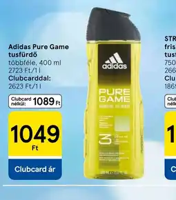 Tesco Adidas Pure Game tusfürdő ajánlat