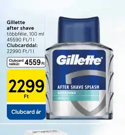 Tesco Gillette after shave ajánlat