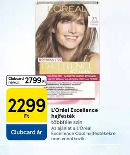 Tesco L'Oréal Excellence hajfesték ajánlat