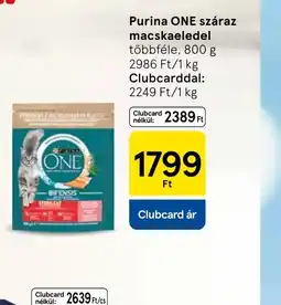 Tesco Purina ONE száraz macskaeledel ajánlat