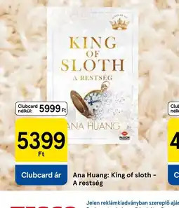 Tesco Ana Huang: King of SlothA restseg ajánlat