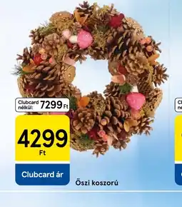 Tesco Őszi koszorú ajánlat