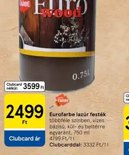 Tesco Eurofarbe lazúr festék ajánlat