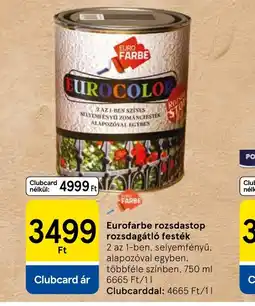 Tesco Eurofarbe rozsdastop rozsdagátl festék ajánlat