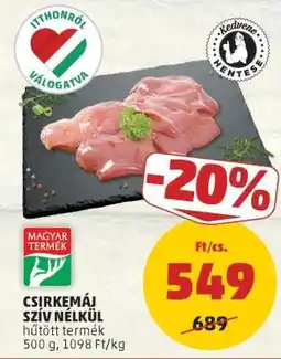 PENNY Csirkemáj szív nélkül ajánlat