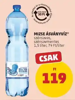 PENNY Mizse ásványvíz ajánlat