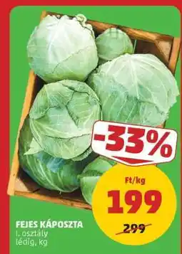 PENNY Fejes káposzta ajánlat