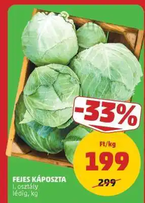 PENNY Fejes káposzta ajánlat