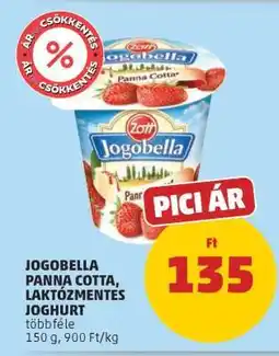 PENNY Jogobella Panna Cotta, Laktózmentes Joghurt ajánlat