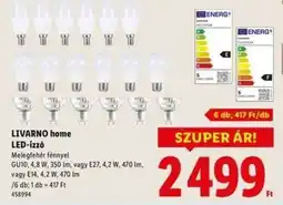 Lidl LIVARNO HOME LED izzó ajánlat