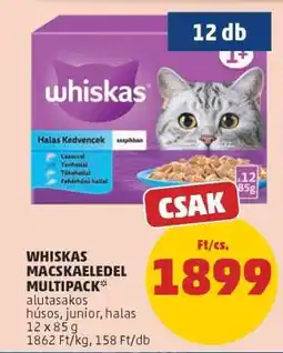 PENNY Whiskas Macskaeledel Multipack ajánlat